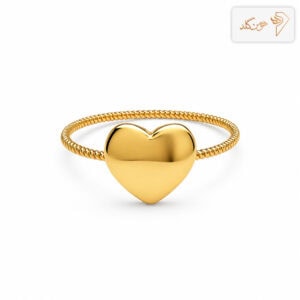 انگشتر طلا مینیمال قلب R895