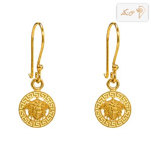گوشواره طلا آویز ورساچه مینیمال E797