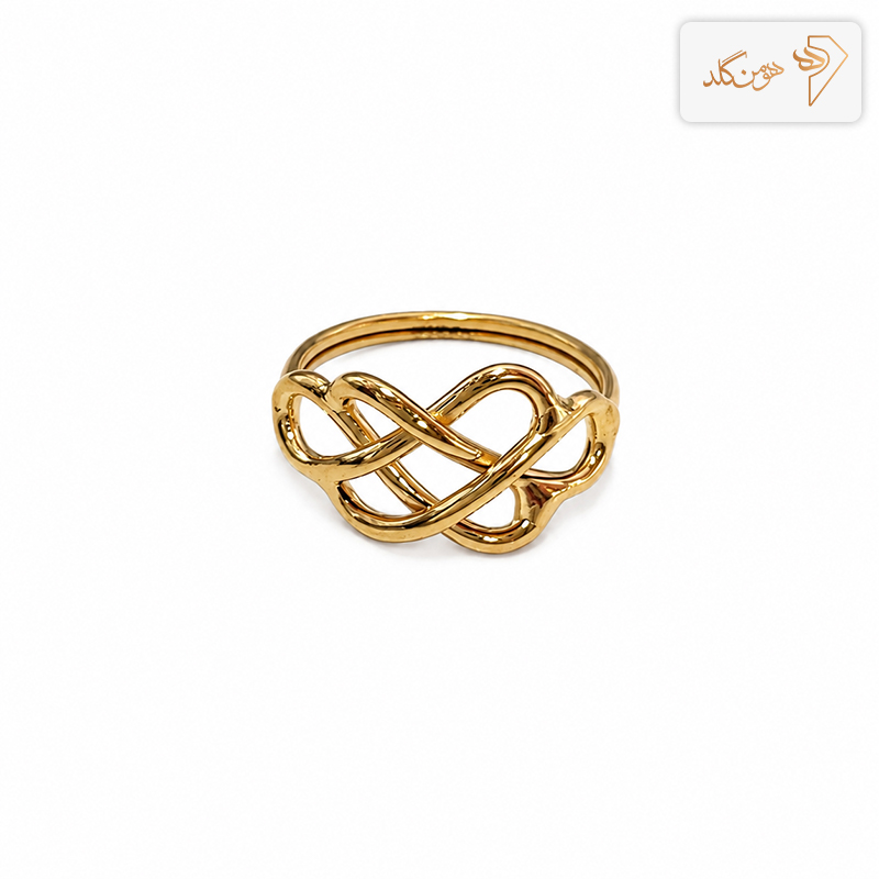 انگشتر طلا گره بی نهایت R1002