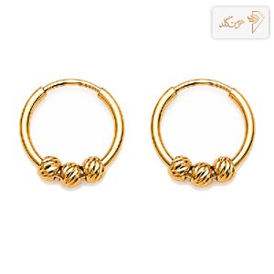 گوشواره طلا حلقه ای البرنادو کوچک E187