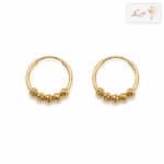 گوشواره طلا حلقه ای البرنادو E29