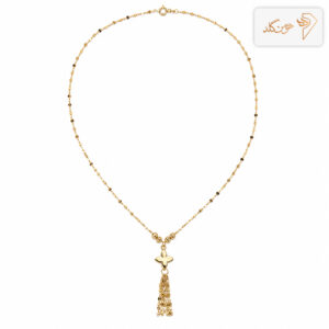 گردنبند طلا شرابه ای روبرتو CH658
