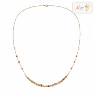گردنبند طلا شرابه ای البرنادو CH660