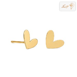 گوشواره طلا میخی قلب E809