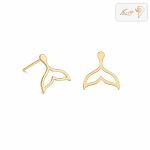 گوشواره طلا میخی دم وال E800