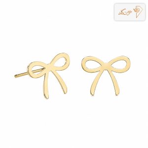گوشواره طلا میخی پاپیون E804