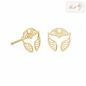 گوشواره طلا میخی دم وال E806