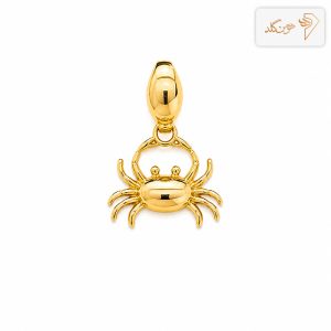 پلاک طلا خرچنگ مینیمال M801