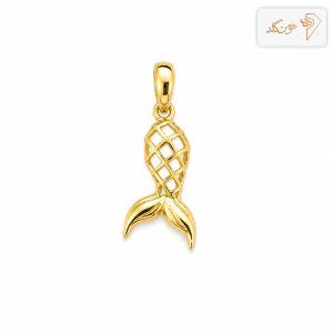 پلاک طلا پری دریایی کوچولو مینیمال M804