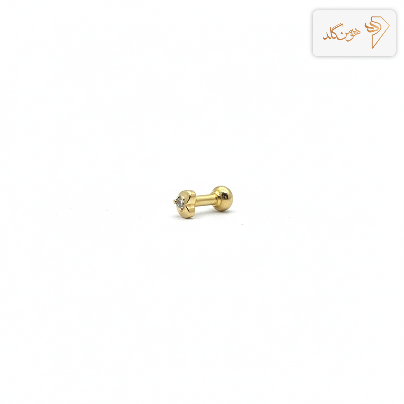 پیرسینگ p12 پیرسینگ طلا لب P12