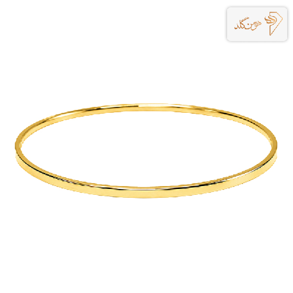 النگو طلا آینه ای 2 میل سایز2 BA542