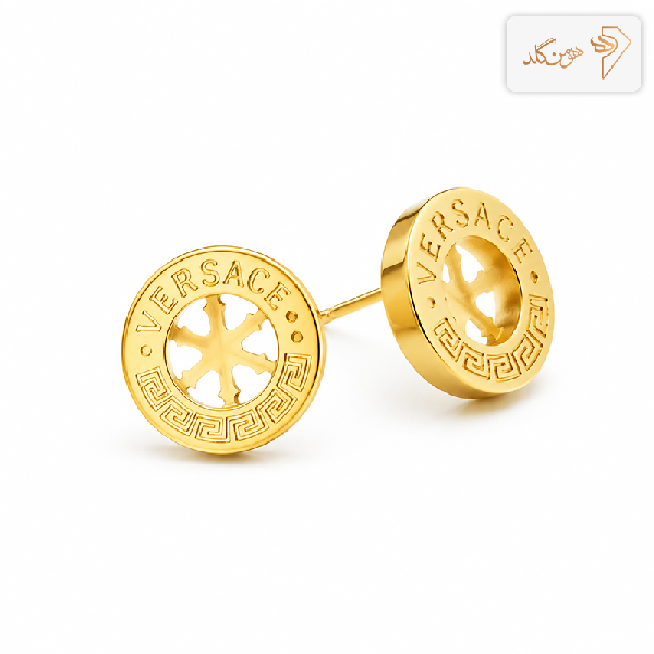 گوشواره طلا میخی ورساچه E637