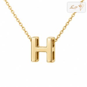 پلاک طلا حرف سه بعدی H H001