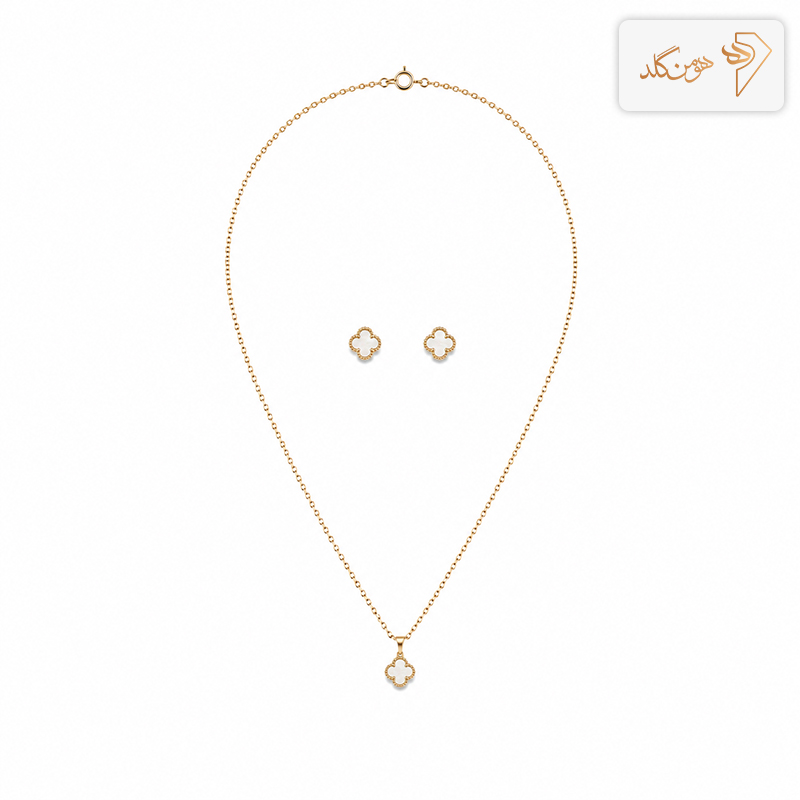 نیمست طلا ونکلیف سفید HS461