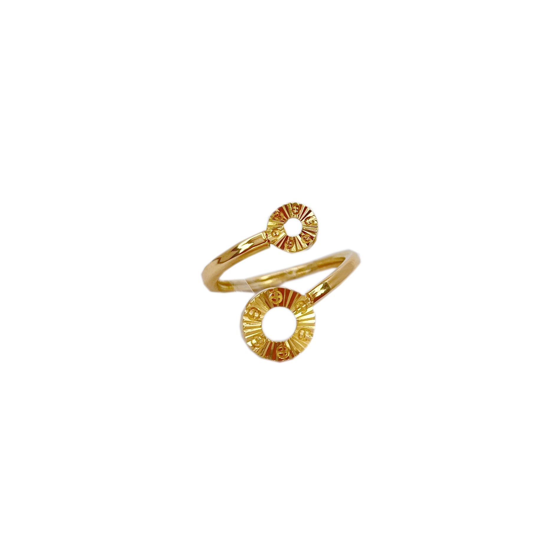 انگشتر طلا زنانه طرح کارتیه لاو R952