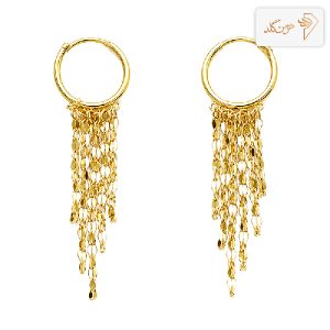 گوشواره طلا حلقه ای استار E857
