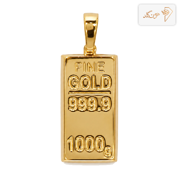 پلاک طلا شمش بزرگ M858