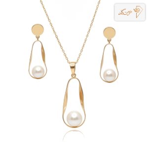 نیم ست طلا مروارید دیدار آس N003