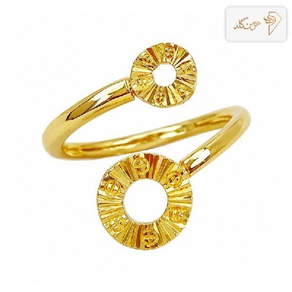 انگشتر طلا زنانه طرح کارتیه لاو R952