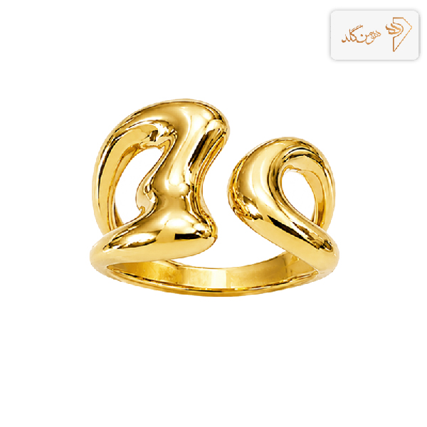 انگشتر طلا آس پیچش R977