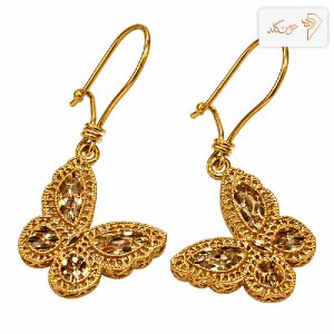 گوشواره طلا پروانه E869