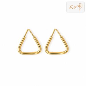 گوشواره طلا مثلث مفتولی e170