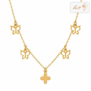 گردنبند طلا پروانه CH716