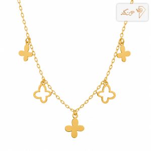 گردنبند طلا پروانه CH717