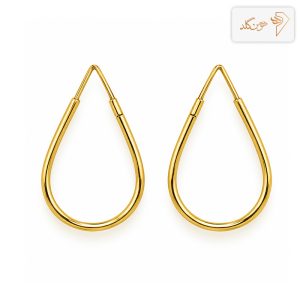 گوشواره طلا حلقه ای مفتولی اشکی E874
